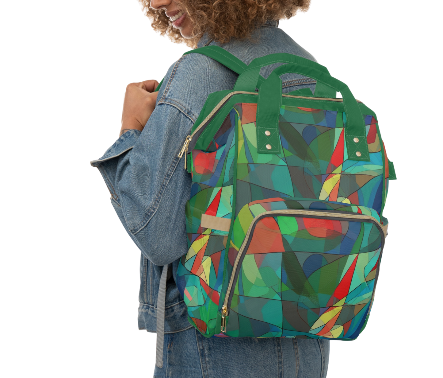 All Stained-Multifunctional Diaper Backpack