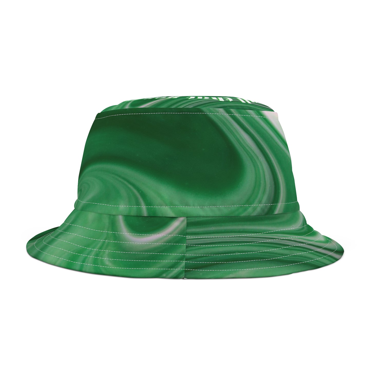 Green Marble Swirl - Bucket Hat