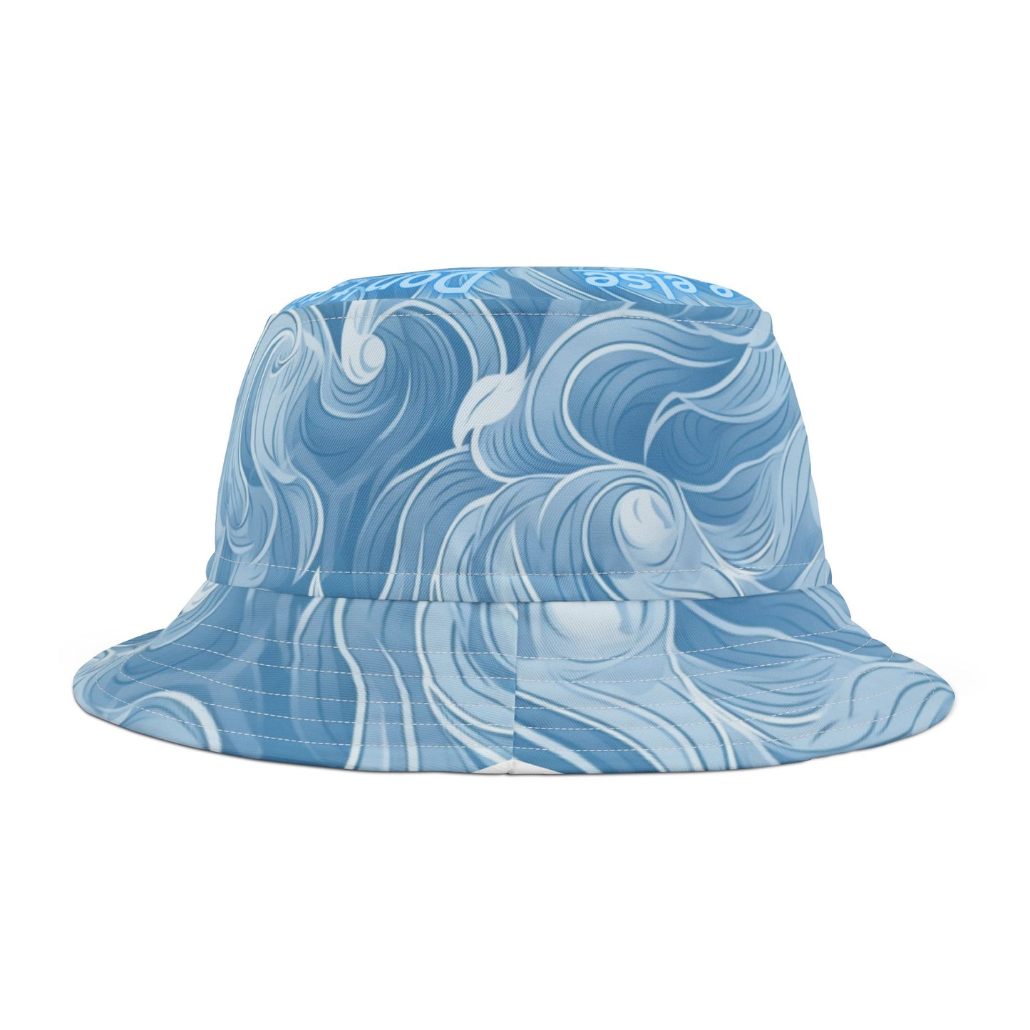 Light Day of Waves Bucket Hat