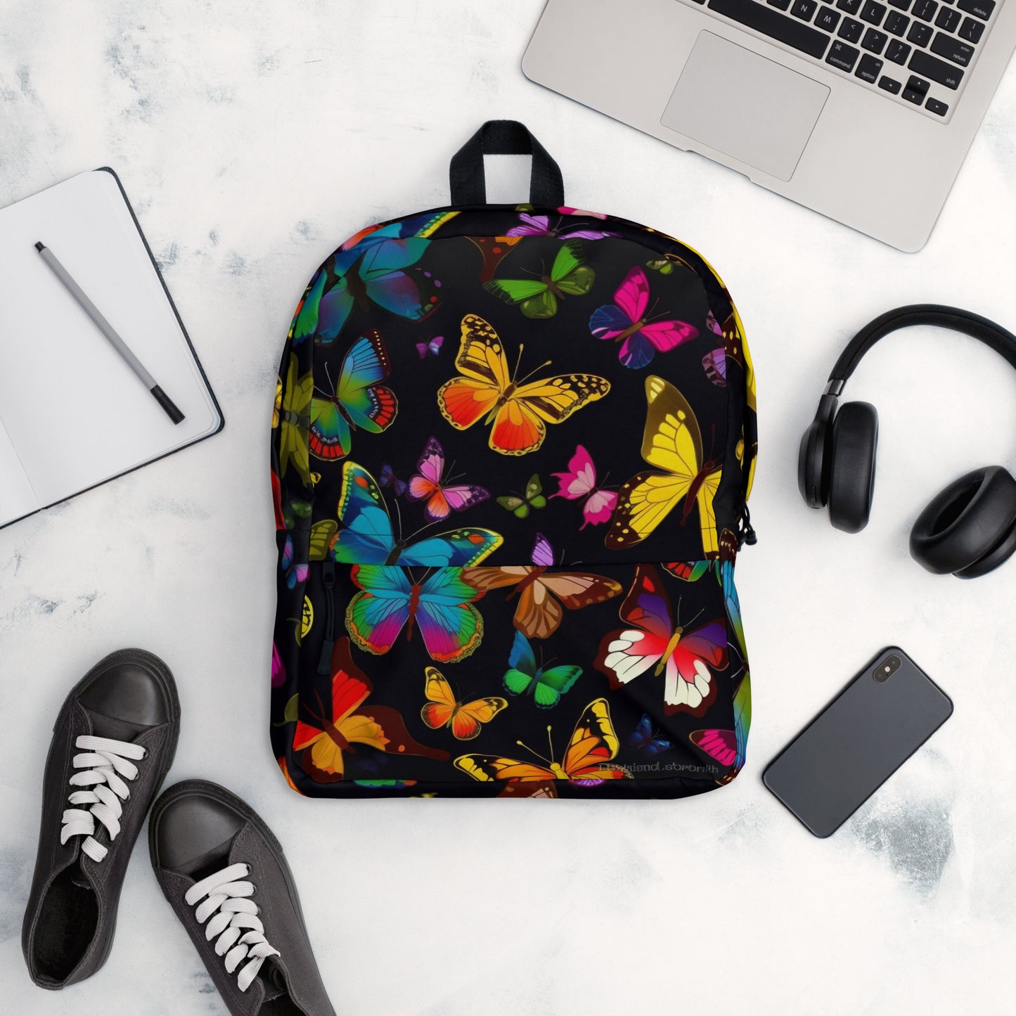 Look on the bright Butterfly side Backpack