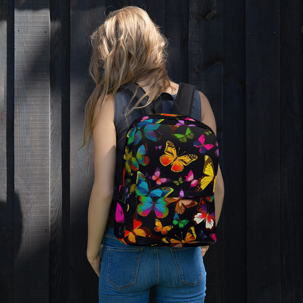 Look on the bright Butterfly side Backpack