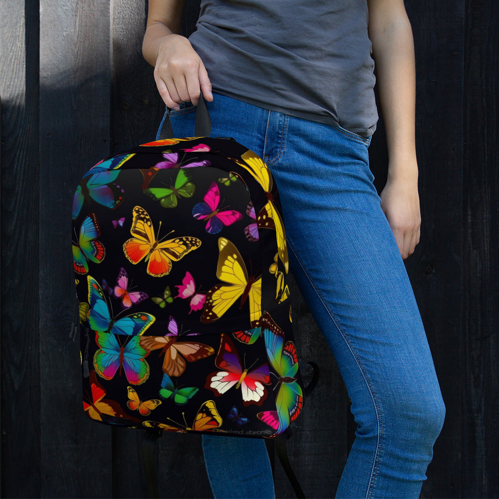 Look on the bright Butterfly side Backpack