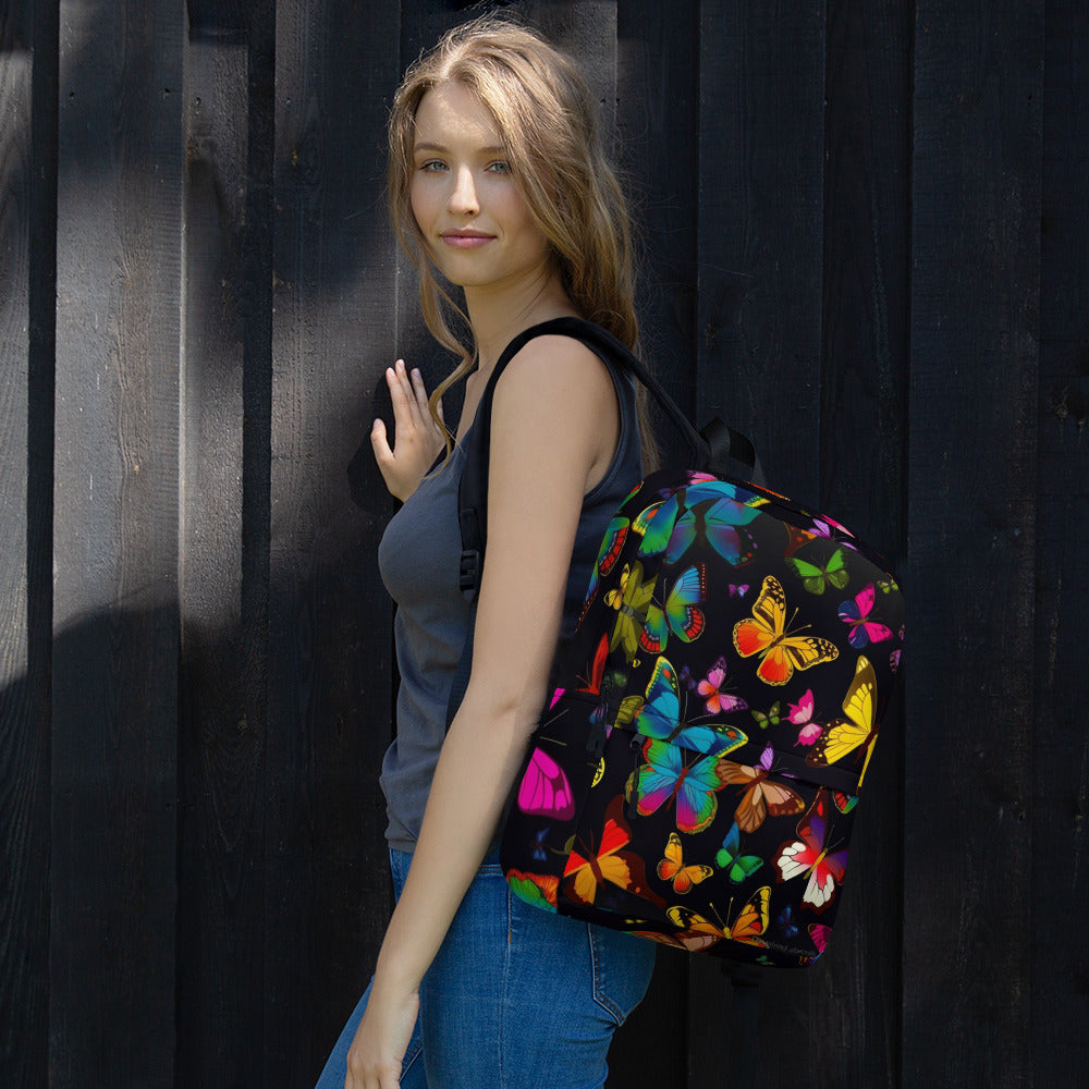 Look on the bright Butterfly side Backpack