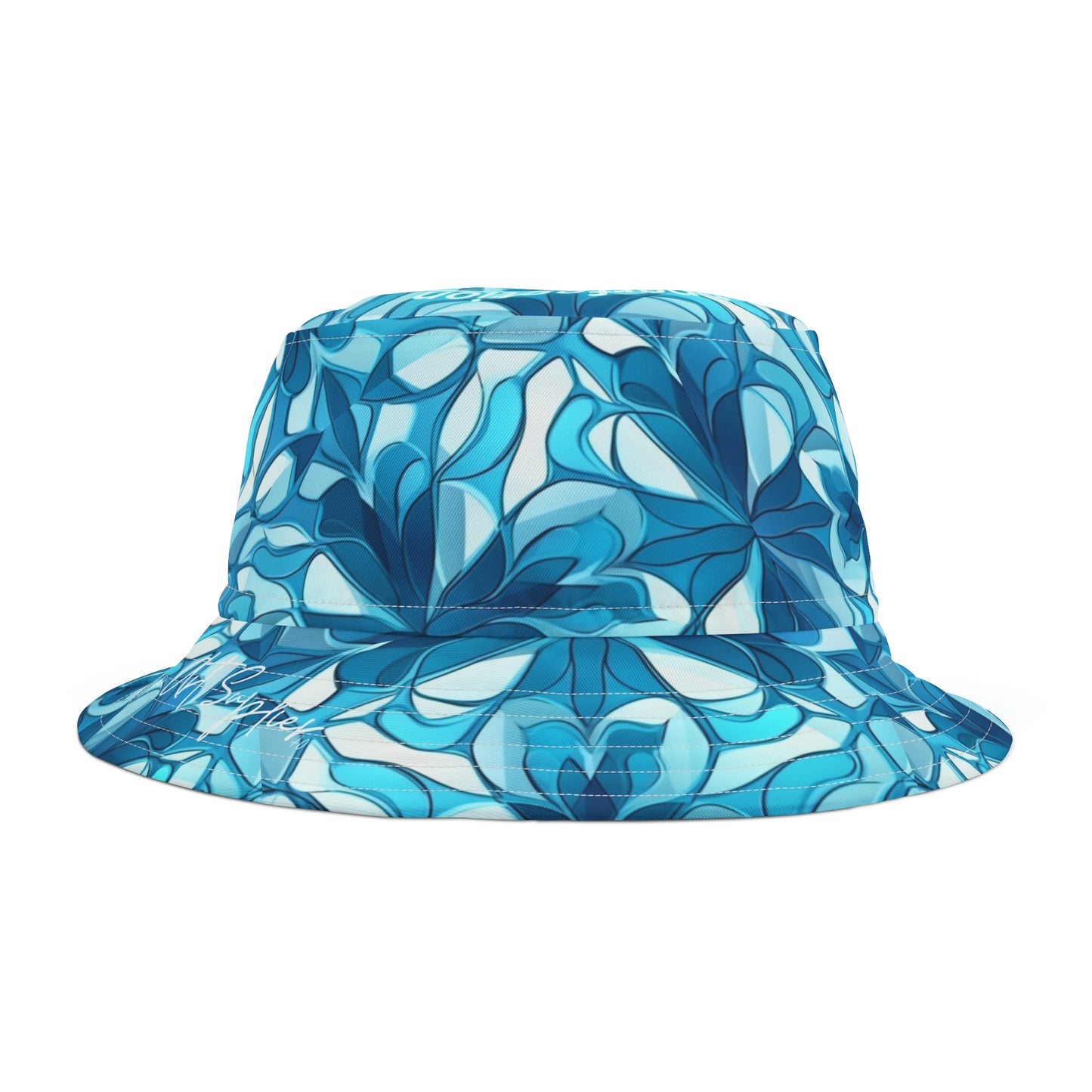 Classic Abstract Blue - Bucket Hat