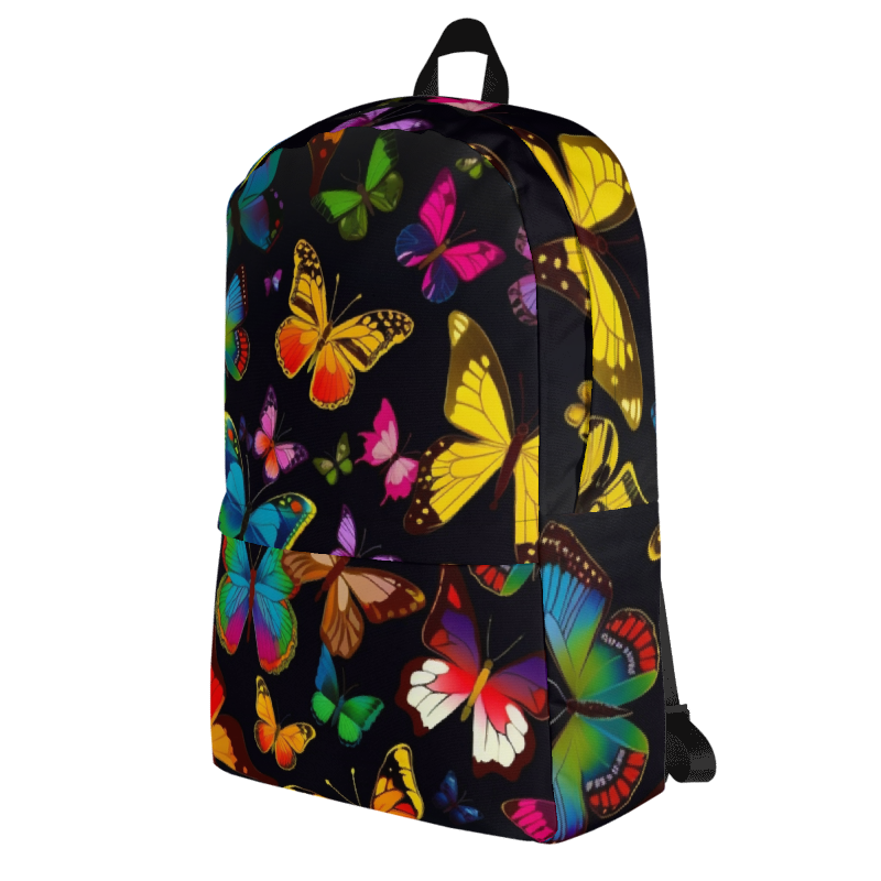 Look on the bright Butterfly side Backpack